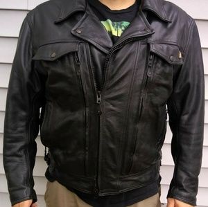 First Classics Leather Motorcycle Jacket XXL